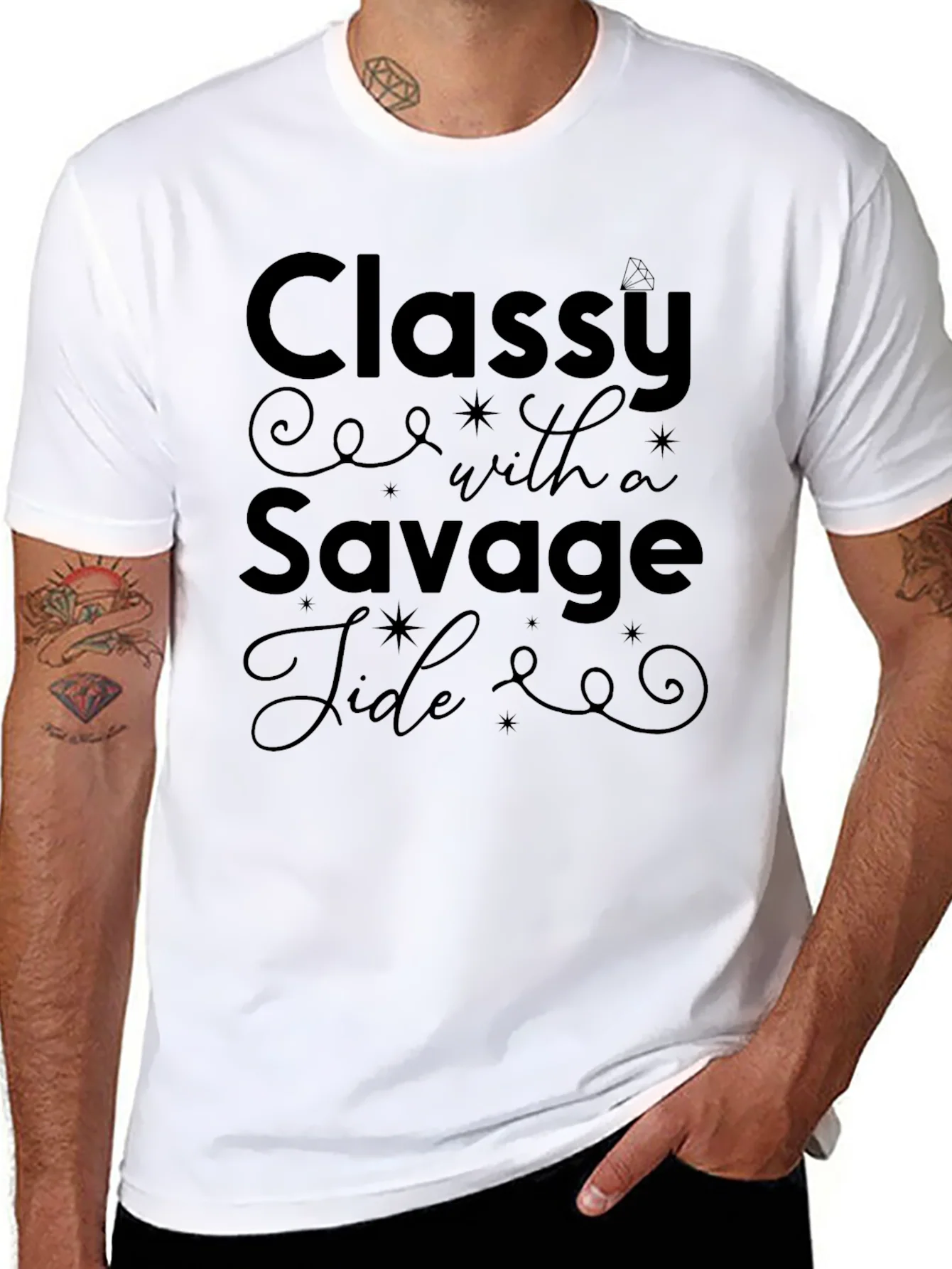 Classy Savage T-Shirt - Unisex Crew Neck