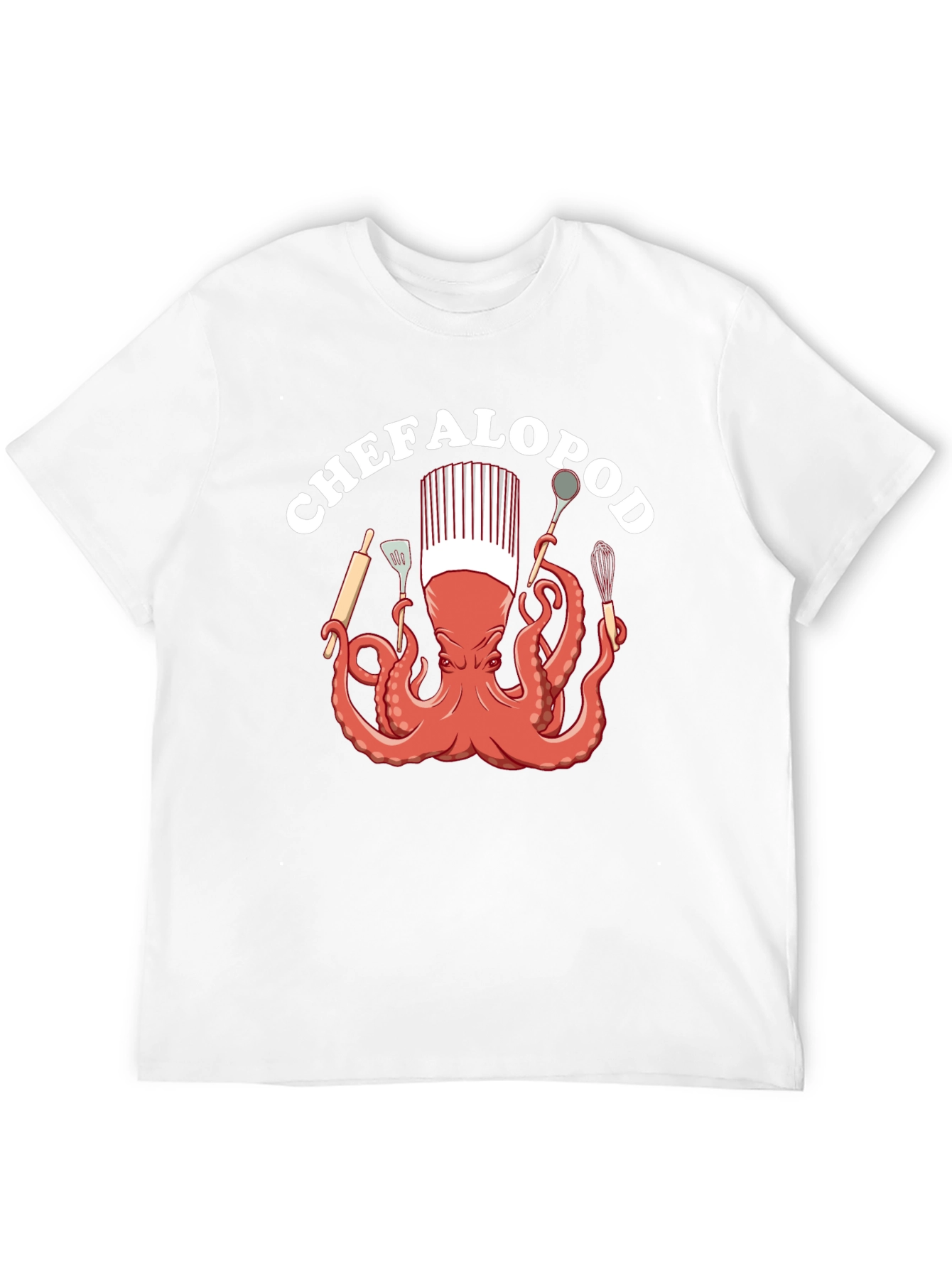 Chefalopod T-Shirt - Culinary Octopus Design