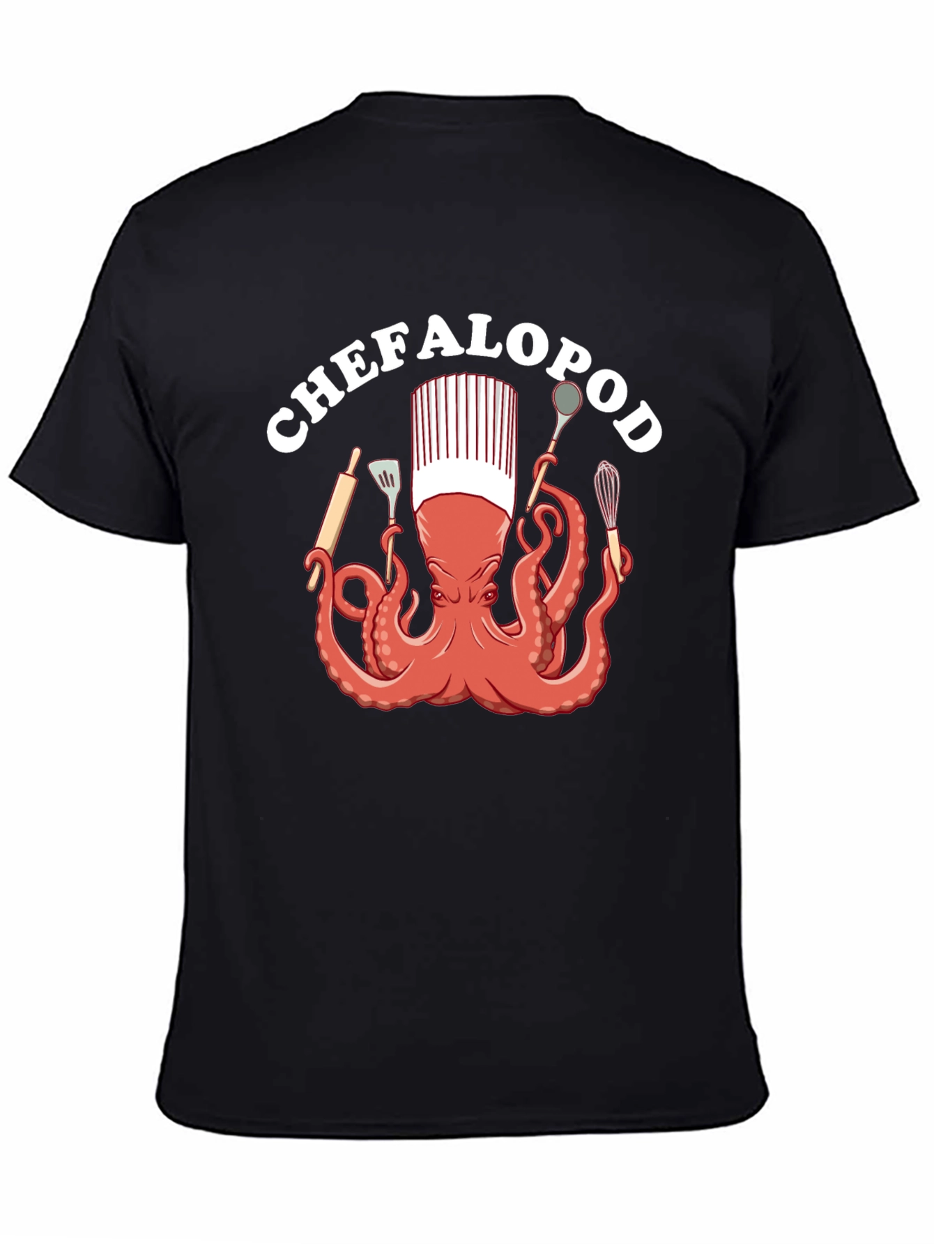 Chefalopod T-Shirt - Culinary Octopus Design