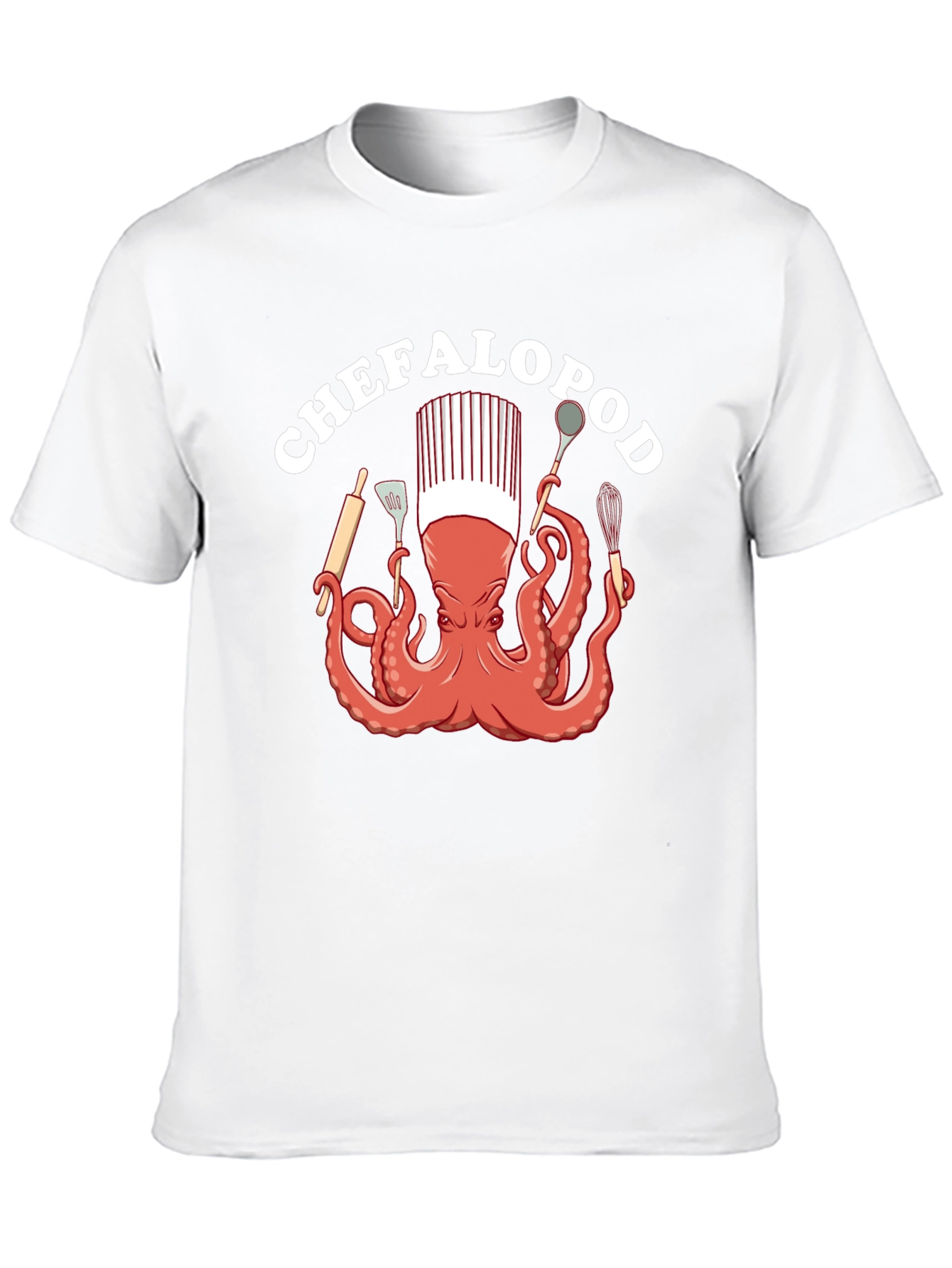 Chefalopod T-Shirt - Culinary Octopus Design