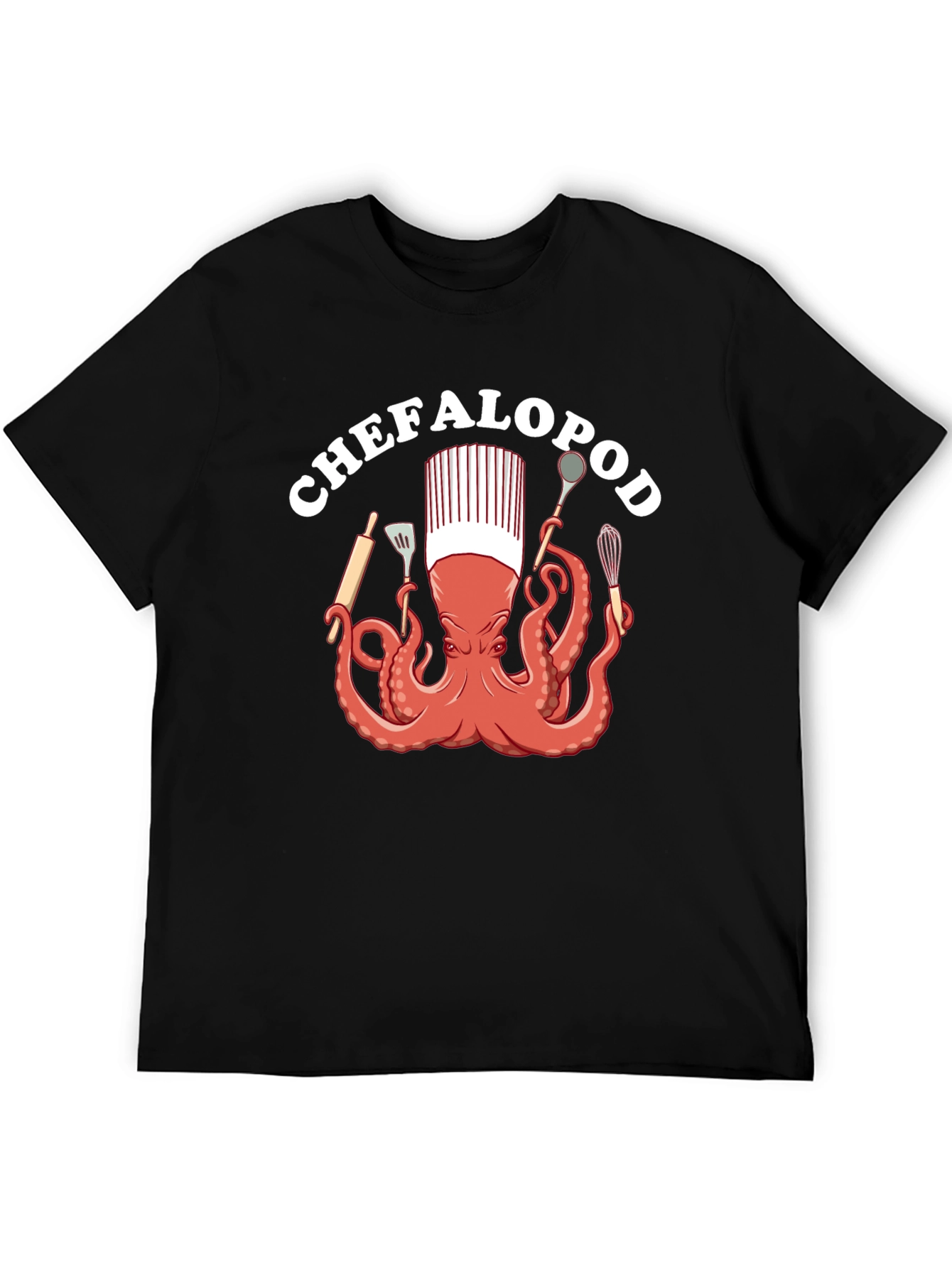Chefalopod T-Shirt - Culinary Octopus Design