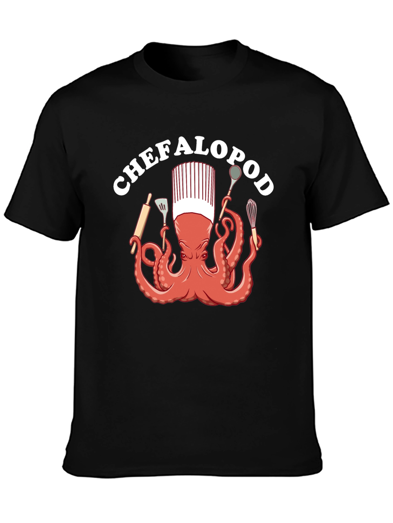 Chefalopod T-Shirt - Culinary Octopus Design