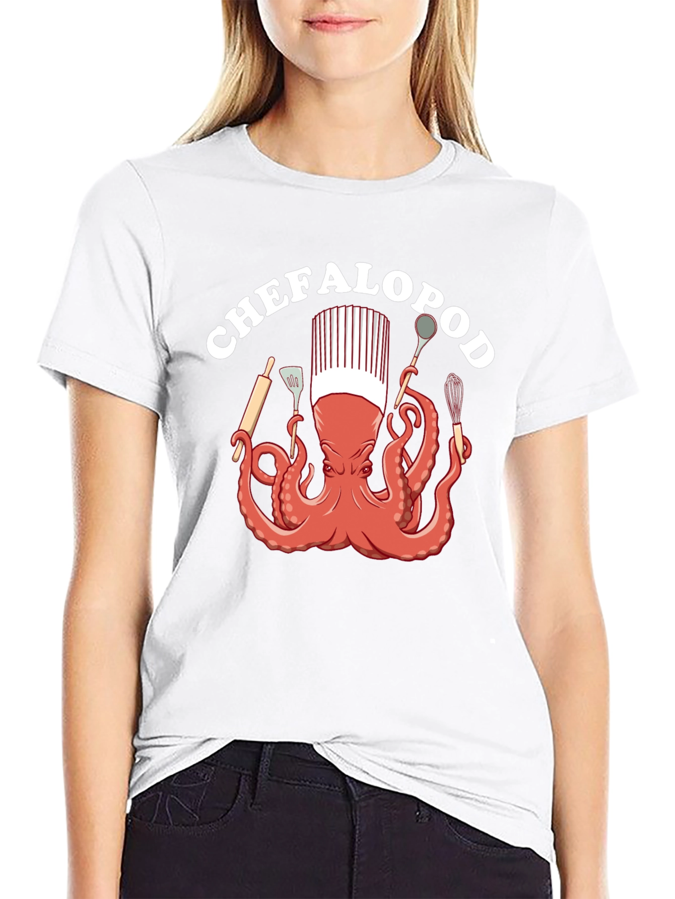 Chefalopod T-Shirt - Culinary Octopus Design