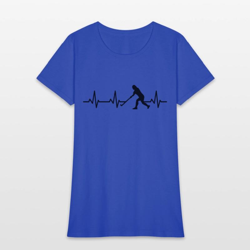 Field Hockey Player ECG Heartline