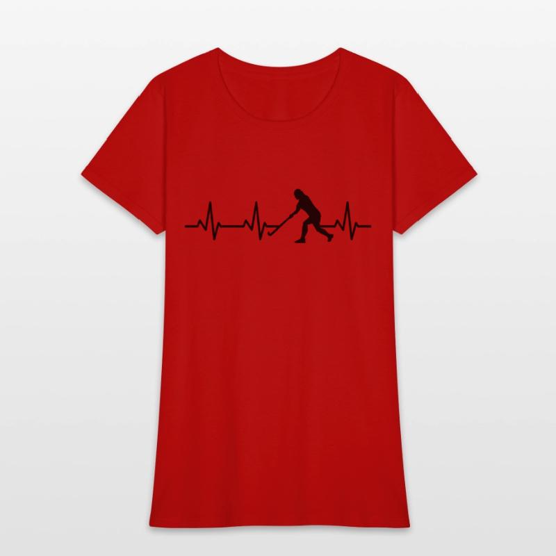 Field Hockey Player ECG Heartline