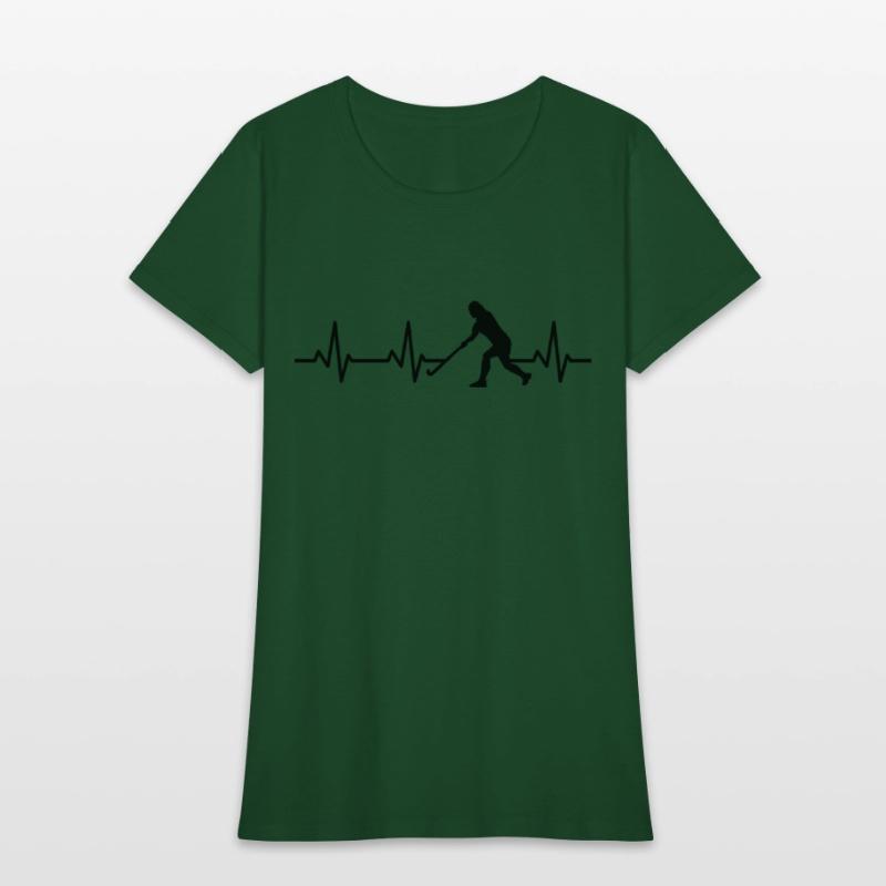 Field Hockey Player ECG Heartline
