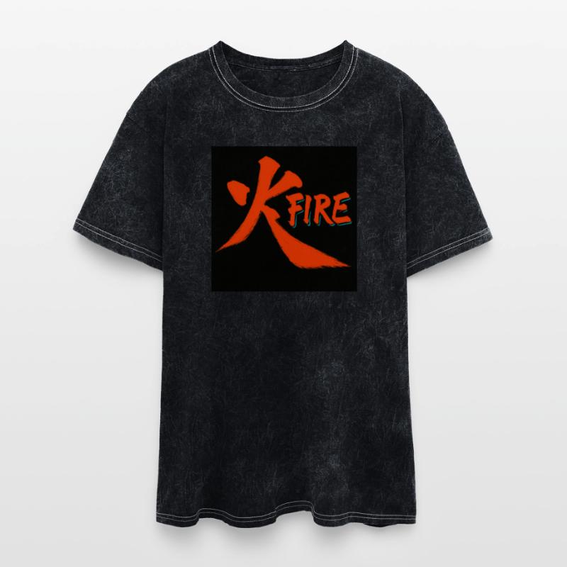 Fiery Ink Brush Art
