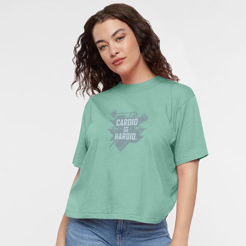 Fitness gym Tee! with funny cardio pun