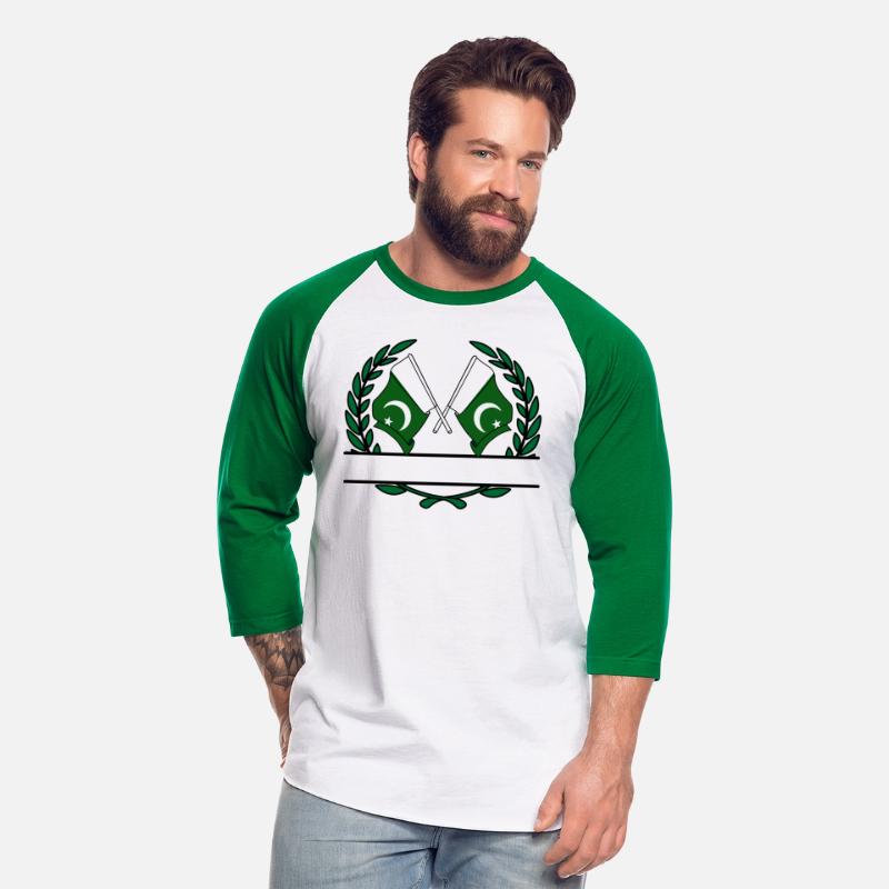Flags Pakistan laurel wreath banner