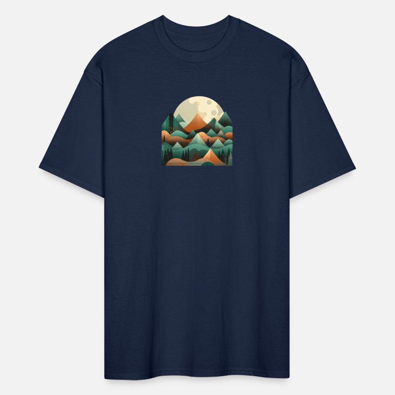 Flat Mountains Patterned Nature-Infused Urban