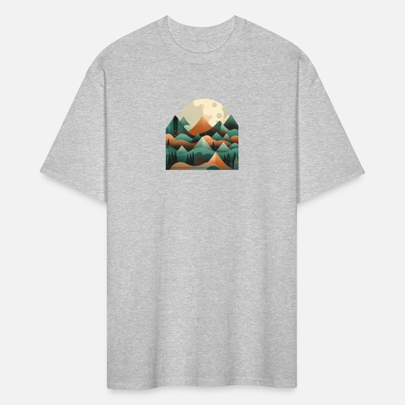 Flat Mountains Patterned Nature-Infused Urban