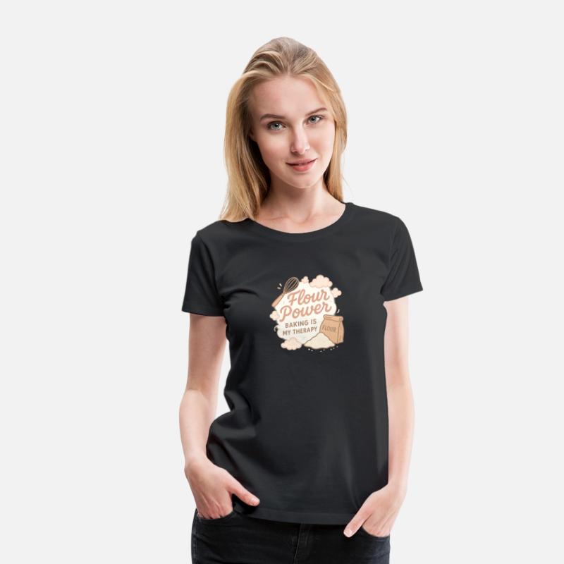 Flour Power – Perfect Tee for Every Baking Addict