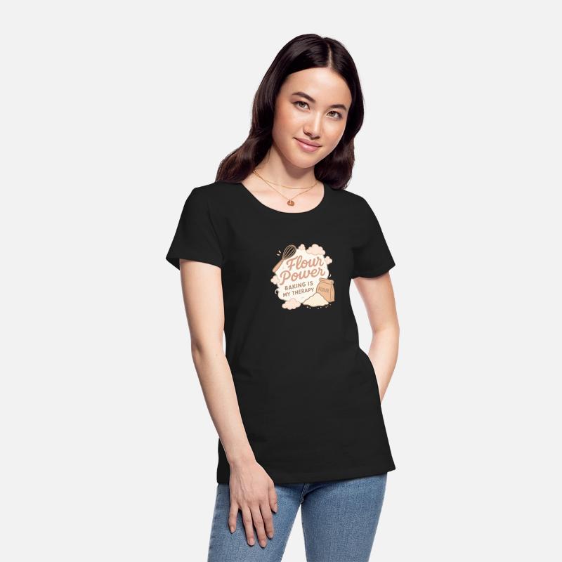 Flour Power – Perfect Tee for Every Baking Addict