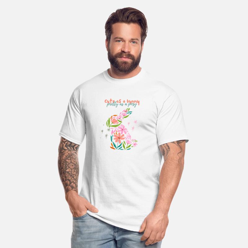 Flower Lover Bunny Shirt Gift For Easter.