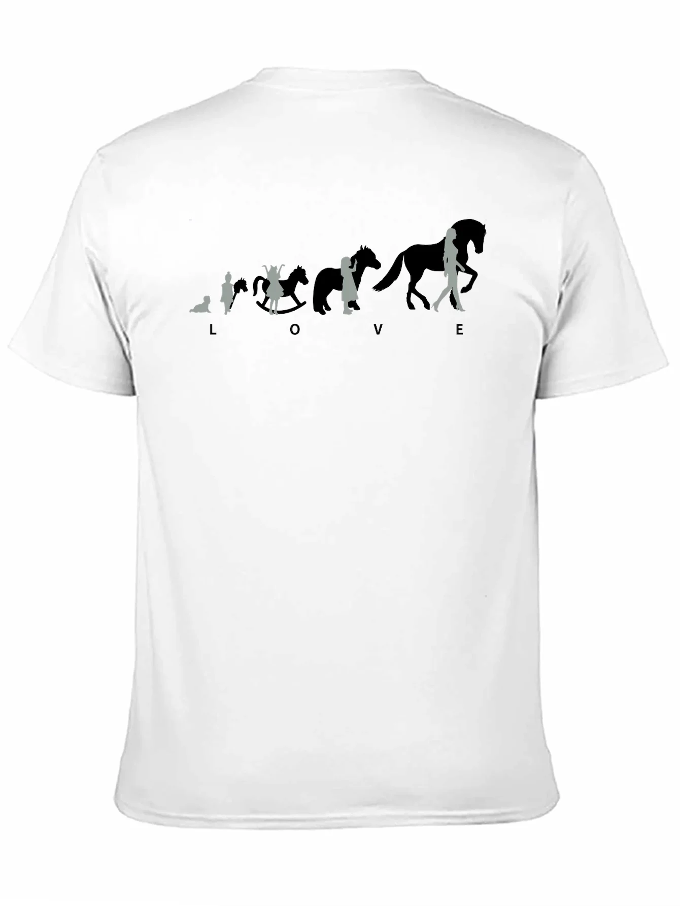 Equestrian Evolution T-Shirt - Love Horses Tee