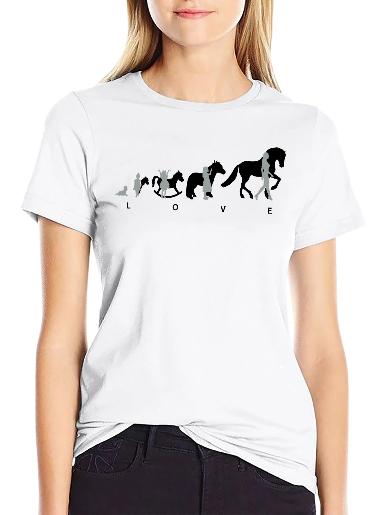 Equestrian Evolution T-Shirt - Love Horses Tee