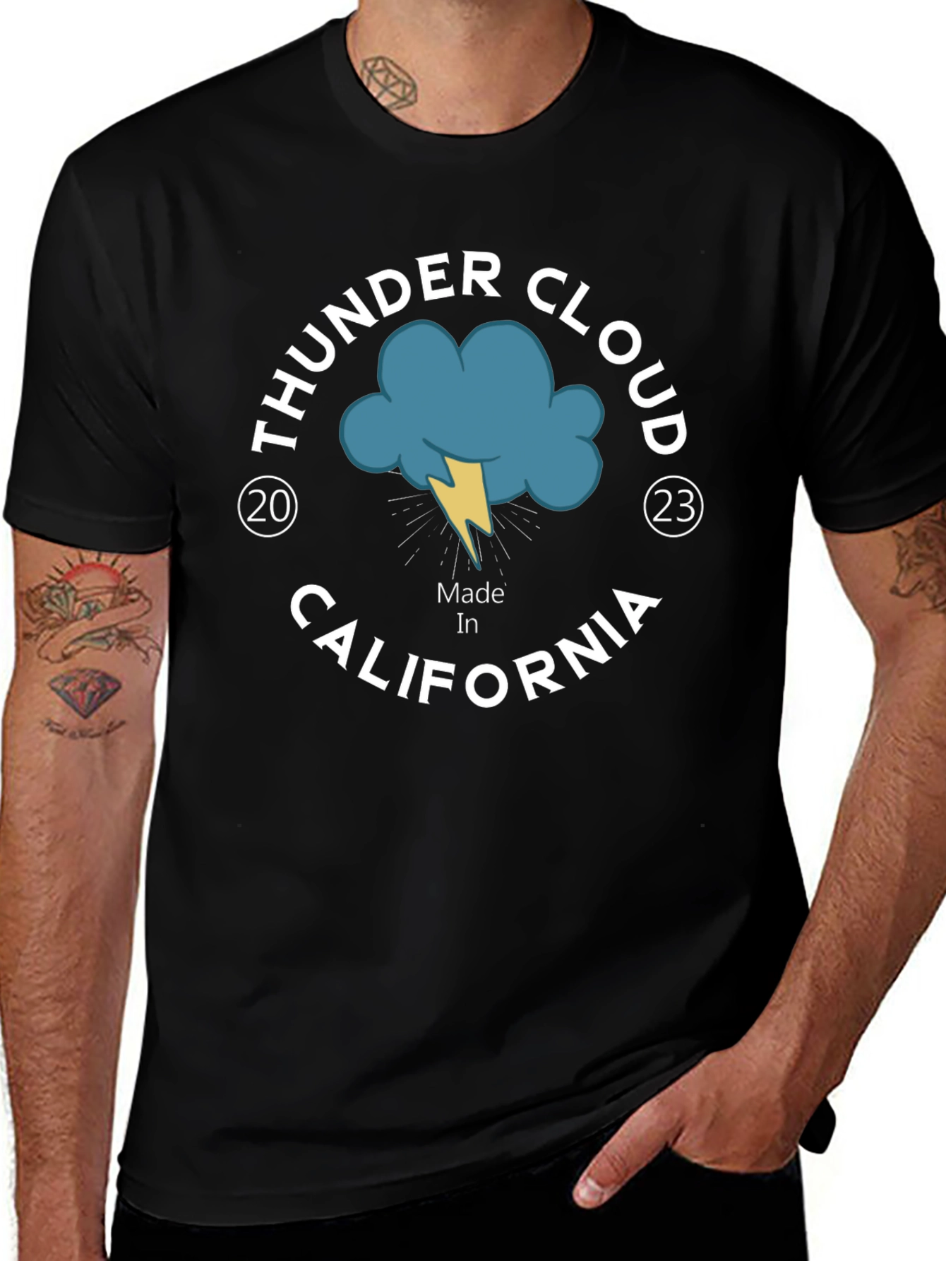Thunder Cloud California Made Graphic T-Shirt