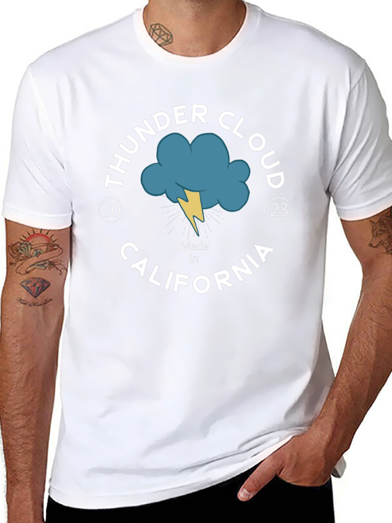 Thunder Cloud California Made Graphic T-Shirt