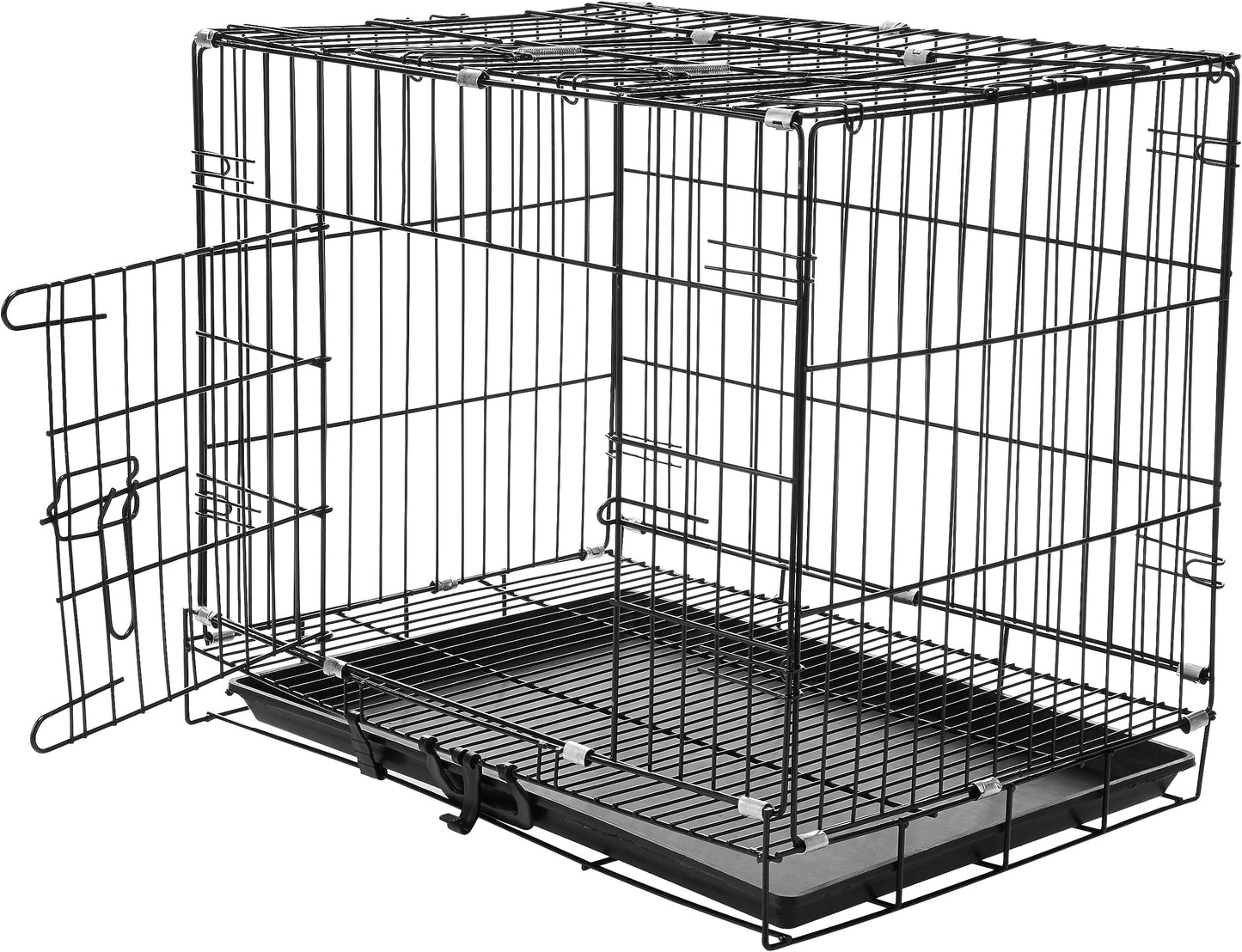 Foldable Metal Wire Dog Cage/Crate/Carrier with Tr - Latest Style