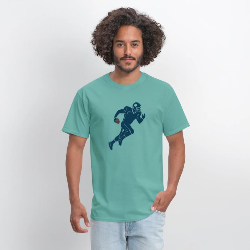 Football Player 2 Color Vector