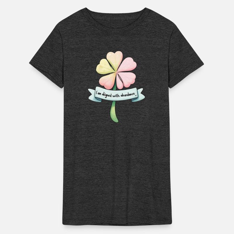 Four-Leaf Clover with Affirmation Banner