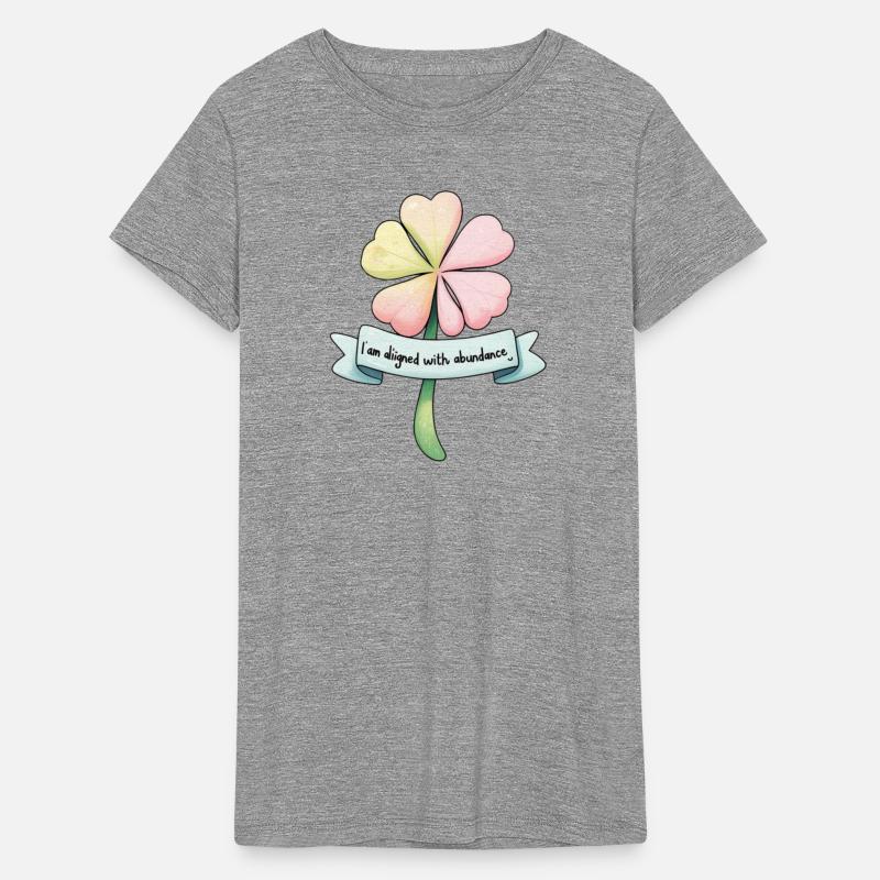 Four-Leaf Clover with Affirmation Banner