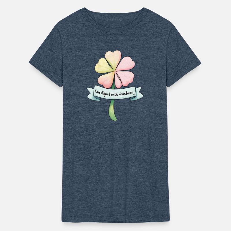 Four-Leaf Clover with Affirmation Banner