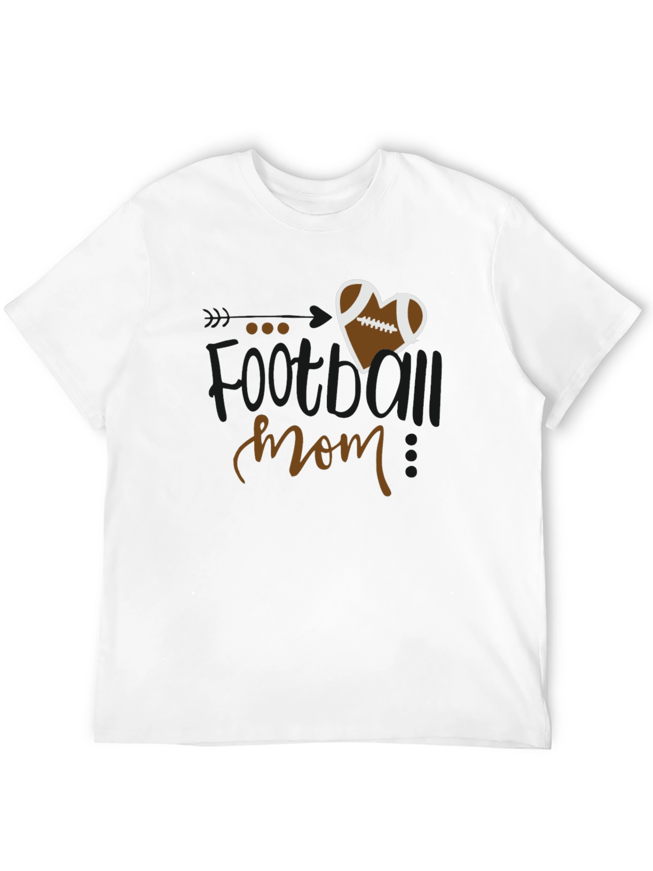 Football Mom Graphic T-Shirt - Stylish Sports Apparel