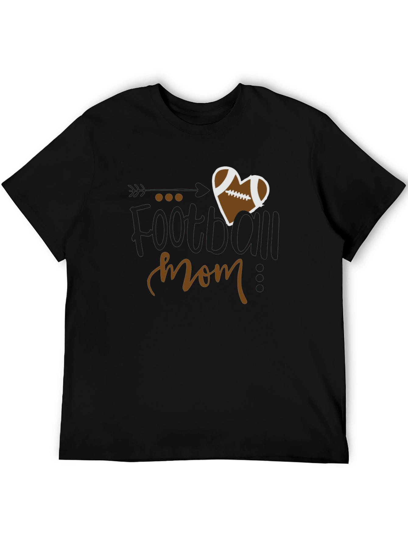 Football Mom Graphic T-Shirt - Stylish Sports Apparel