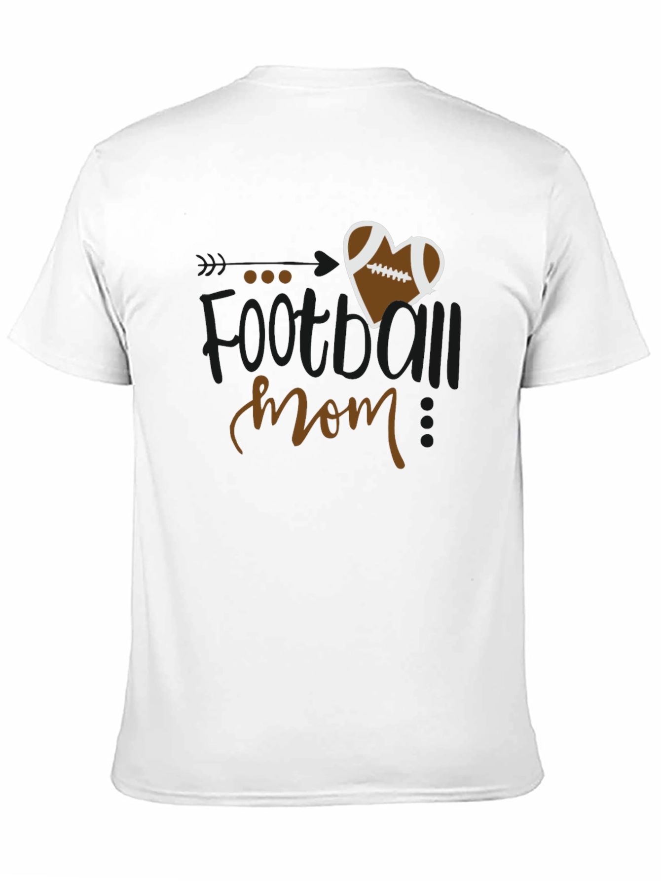 Football Mom Graphic T-Shirt - Stylish Sports Apparel