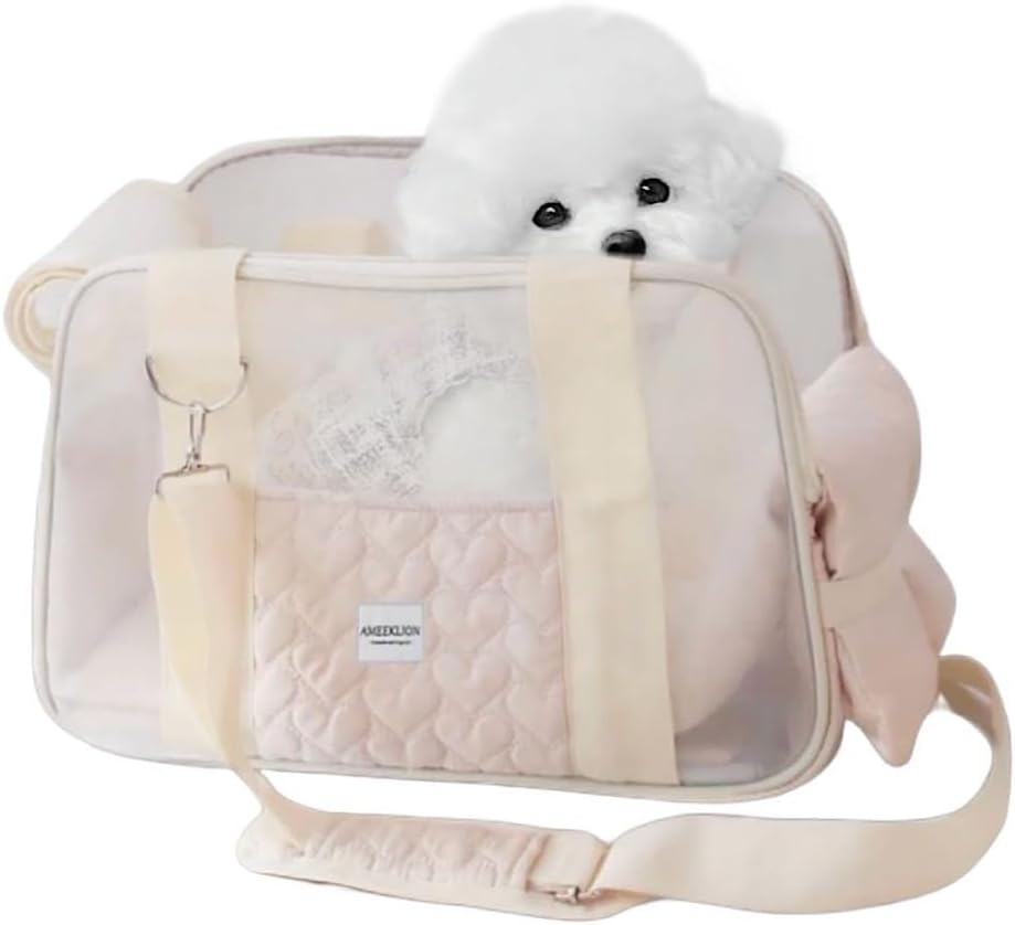 Fudia Pet Carrier for Dogs and Cats, Pink [Fully M - Premium Quality