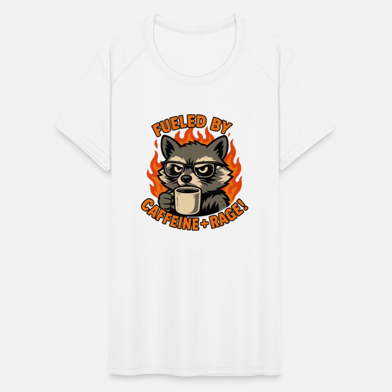 Fueled by Caffeine + Rage Raccoon