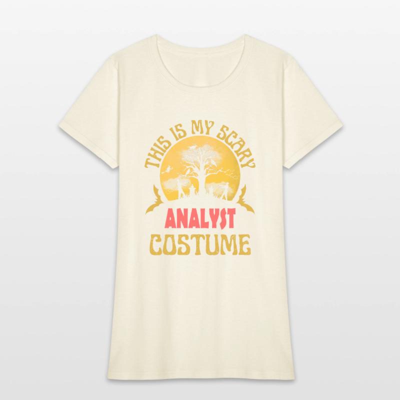 Funny and scary ANALYST costume for Halloween