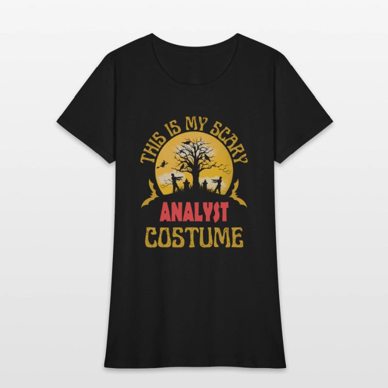 Funny and scary ANALYST costume for Halloween