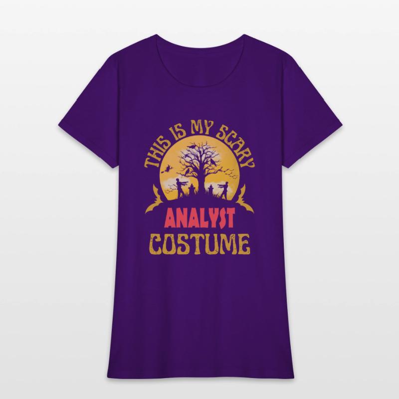 Funny and scary ANALYST costume for Halloween
