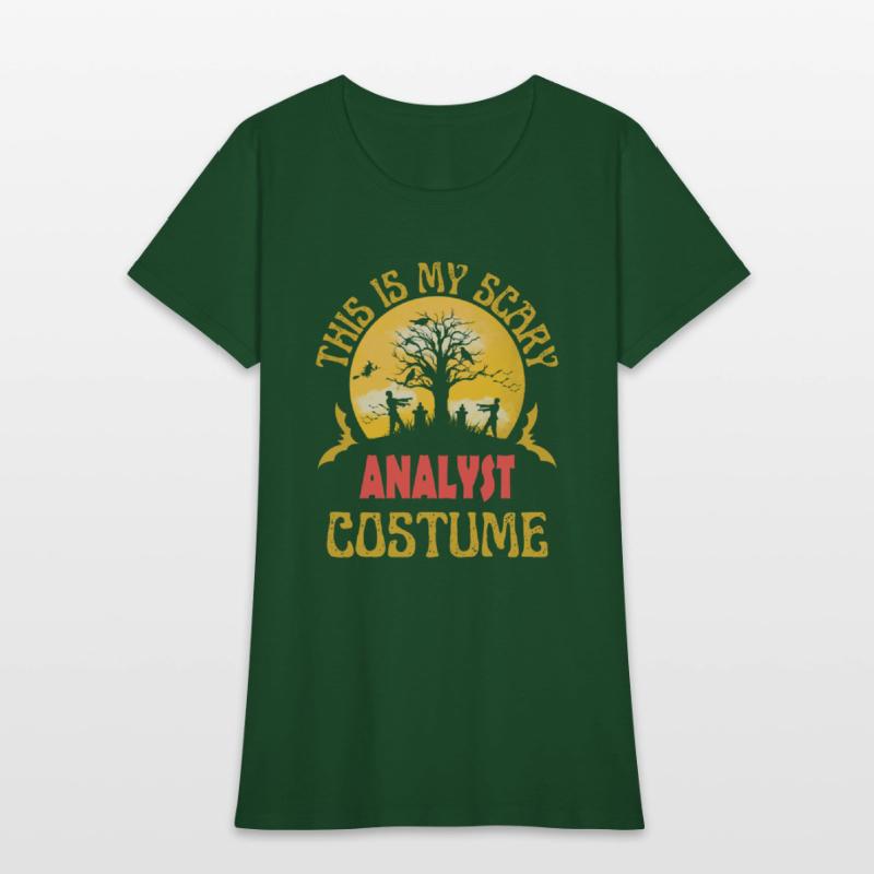 Funny and scary ANALYST costume for Halloween
