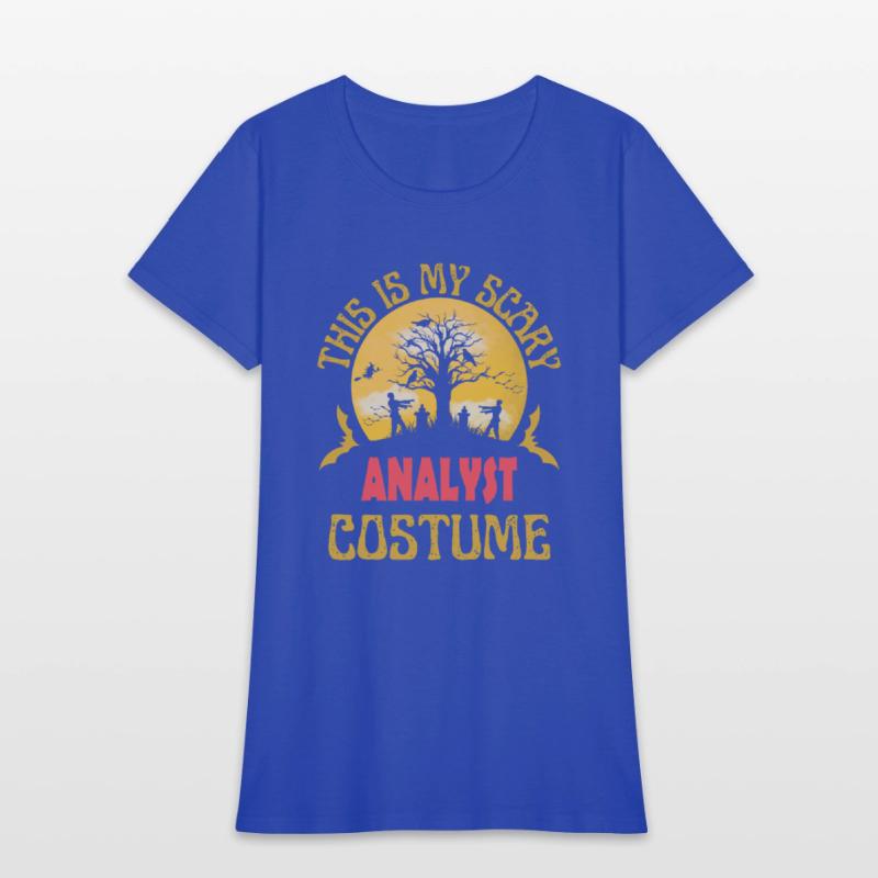 Funny and scary ANALYST costume for Halloween