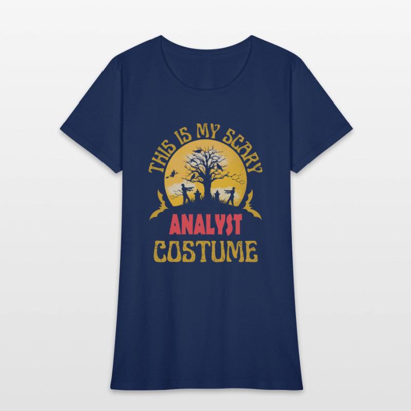Funny and scary ANALYST costume for Halloween