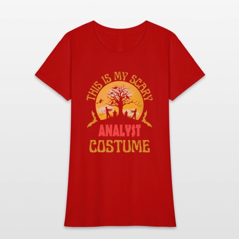 Funny and scary ANALYST costume for Halloween