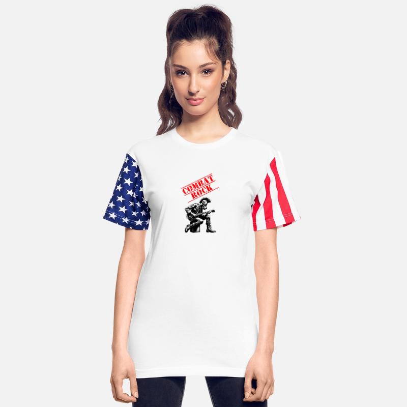 Funny combat rock punk soldier t shirt 2