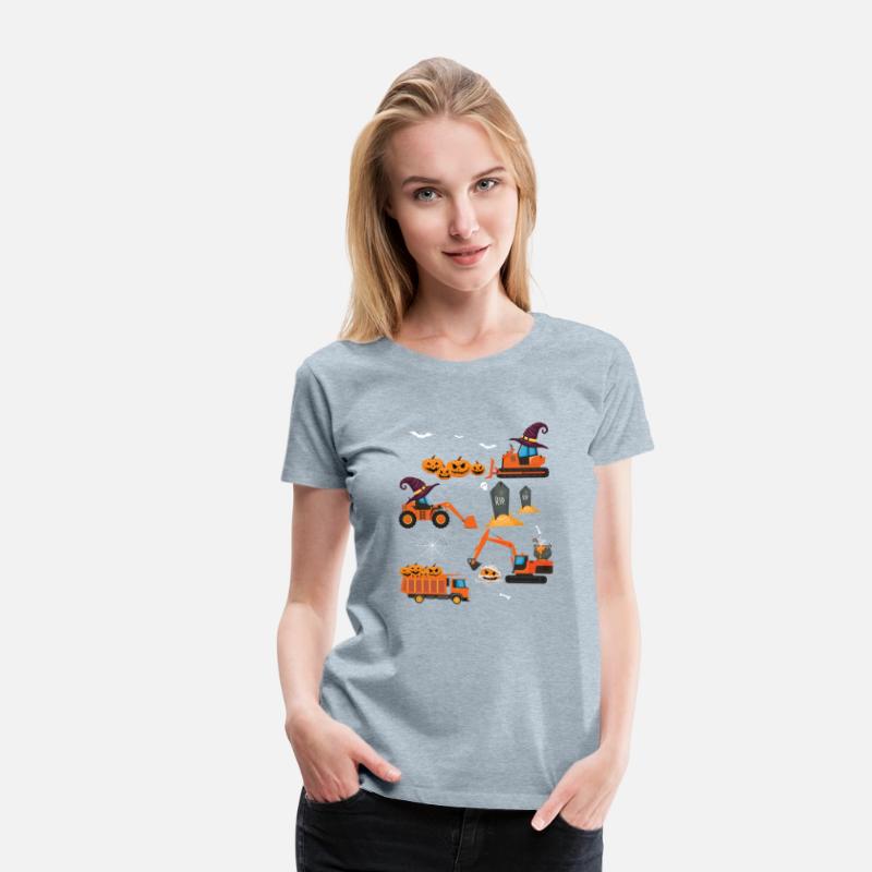 Funny Construction Vehicle Halloween Crane Truck