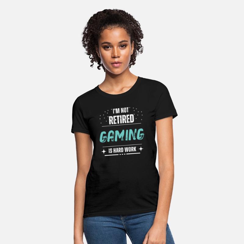 Funny Distressed Not Retired - Gaming is hard work
