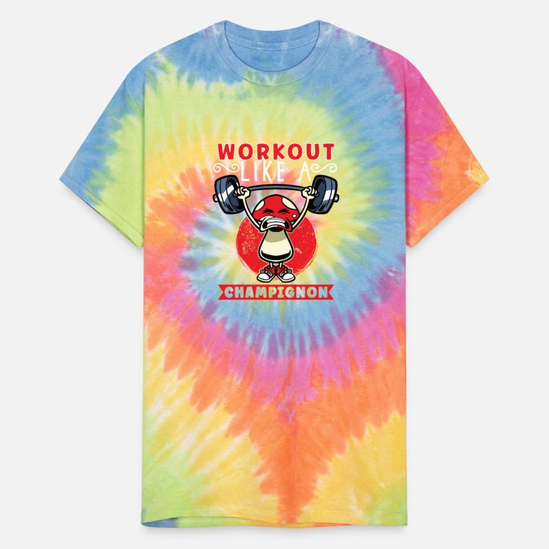Funny Mushroom Fungus Fitness Gym Workout Power