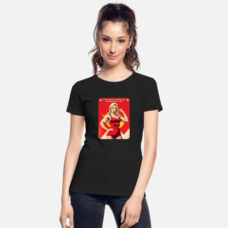 Funny Retro Bodybuilding Soviet Communism Humor