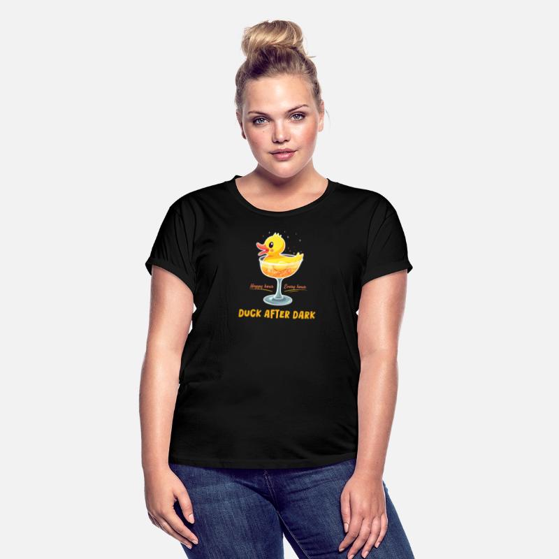 Funny Rubber Duck in Martini Glass Design