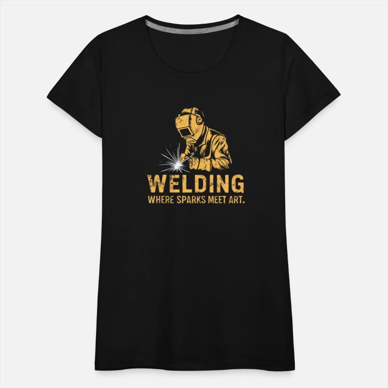 Funny Welding Saying Where Sparks Meet Art