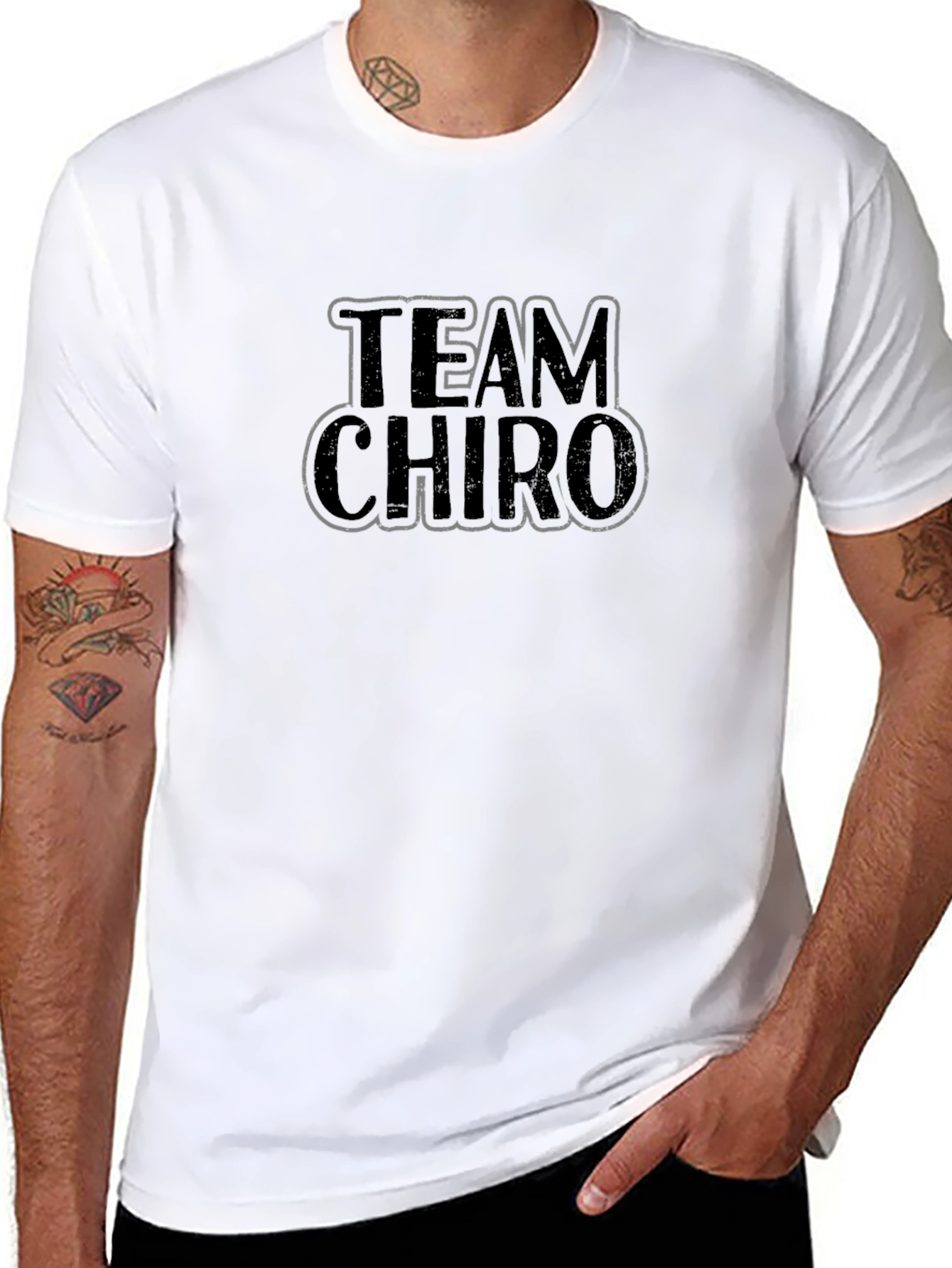 Team Chiro Black T-Shirt