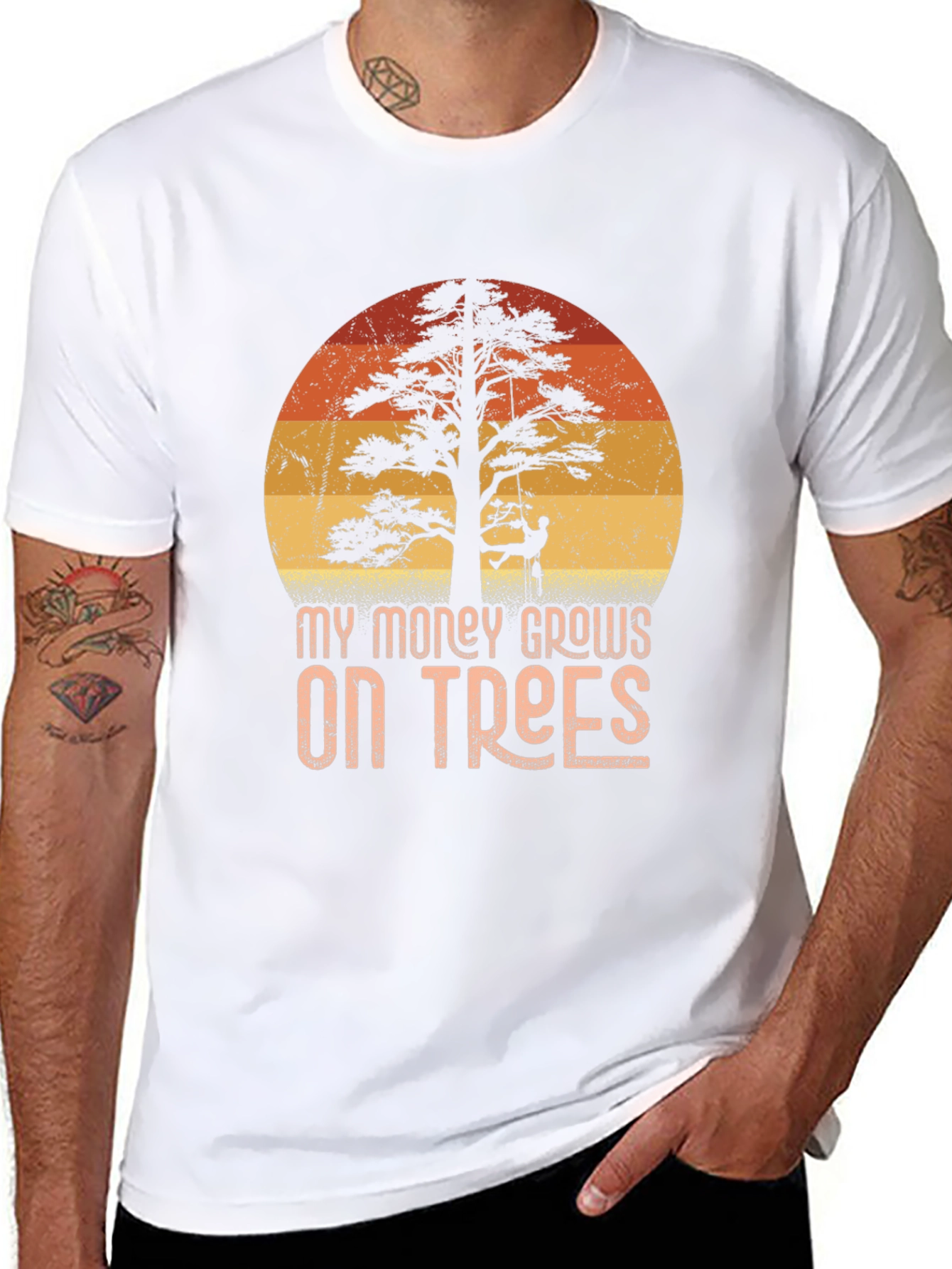 My Money Grows On Trees Arborist T-Shirt