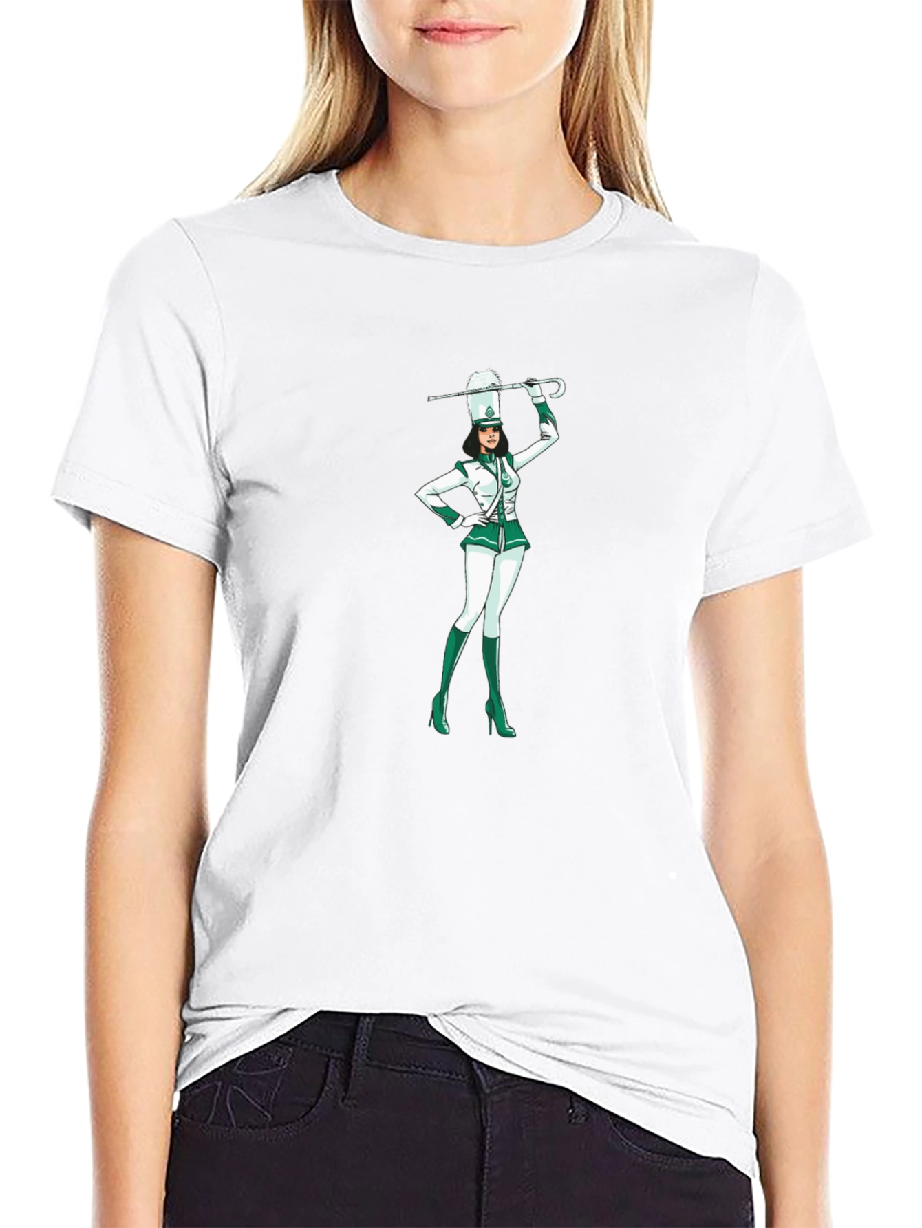 Marching Band Drum Major Graphic Tee