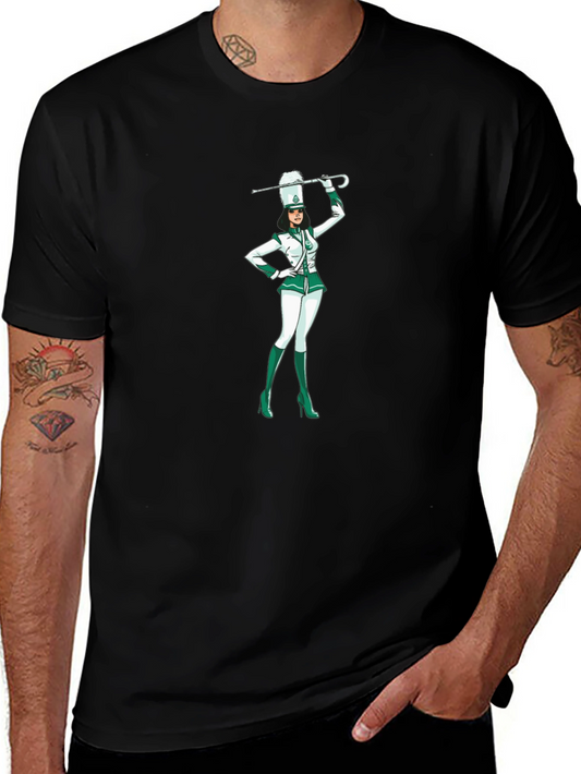 Marching Band Drum Major Graphic Tee